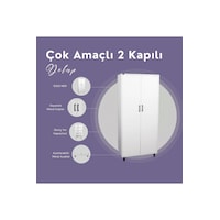 Çok Amaçlı 2 Kapılı Dolap Çok Amaçlı 2 Kapılı Dolap