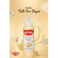 Nutbo Tatlı Sos Beyaz- Waffle& Krep& Pankek& Churros& San Sebastian& Kruvasan& Dondurma Sos 330 Gr Nutbo Tatlı Sos Beyaz- Waffle& Krep& Pankek& Churros& San Sebastian& Kruvasan& Dondurma Sos 330 Gr