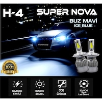 Supernova Buz Mavi H4 Simsek Etkili Zenon Cob Led Xenon Led Headl Supernova Buz Mavi H4 Simsek Etkili Zenon Cob Led Xenon Led Headl