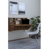 Dekorfim DF01104BR Duvara Monte Pratik Katlanır Raflı Kırma Mutfak ve Yemek Masası Dekorfim DF01104BR Duvara Monte Pratik Katlanır Raflı Kırma Mutfak ve Yemek Masası