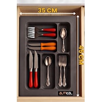 35x45 Antrasit Çekmece Içi Kaşıklık 6 Gözlü Ürünü 31 41 Cm'e Kadar Kesebilirsiniz 35x45 Antrasit Çekmece Içi Kaşıklık 6 Gözlü Ürünü 31 41 Cm'e Kadar Kesebilirsiniz