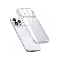 Fibaks iPhone 17 Pro Max Uyumlu Kılıf Şeffaf Kamerası Full Korumalı Yumuşak Darbe Emici Ince Esnek Silikon Kapak