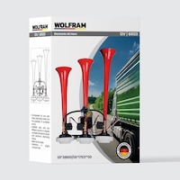 Wolfram 3 Lü Dali Dali Arap Korna 12 Volt Saydırmalı