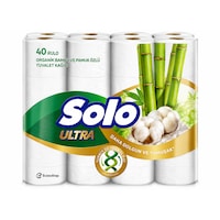 Solo Ultra Organik Bambu Ve Pamuk Özlü Tuvalet Kağıdı 40'lı Solo Ultra Organik Bambu Ve Pamuk Özlü Tuvalet Kağıdı 40'lı