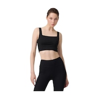 Cottonhill Siyah Kare Yaka Crop Top Büstiyer Siyah Cottonhill Siyah Kare Yaka Crop Top Büstiyer Siyah