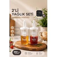 Porsima 0520 2'li Etiketli Silikon Fırçalı Yağlık Sosluk Beyaz Porsima 0520 2'li Etiketli Silikon Fırçalı Yağlık Sosluk Beyaz