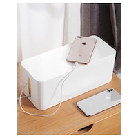 Greentech Kablo Düzenleme Kutusu Beyaz Renk-büyük Boy Gt-pk04 Greentech Kablo Düzenleme Kutusu Beyaz Renk-büyük Boy Gt-pk04