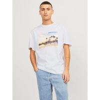 Jack & Jones Jack&jones Erkek T-shirt 12253679 Beyaz