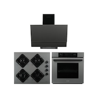 Alveus MFA 627 - GLS 640 - F17 Gri Cam Ankastre Set Alveus MFA 627 - GLS 640 - F17 Gri Cam Ankastre Set