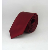 Bordo Çocuk Boy Düz Renk Saten Kravat - Ck-11 Bordo Çocuk Boy Düz Renk Saten Kravat - Ck-11