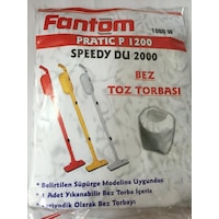 4 Adet Fantom P 1200 Pratik Süpürge Bez Torbası 4 Adet Fantom P 1200 Pratik Süpürge Bez Torbası