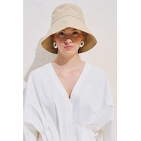 Manuka Bucket Bağcıklı Şapka Camel Ss26spk00006-05 Manuka Bucket Bağcıklı Şapka Camel Ss26spk00006-05