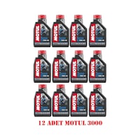 Motul 3000 10W - 40 4T Motosiklet Motor Yağı 12 x 1 L Motul 3000 10W - 40 4T Motosiklet Motor Yağı 12 x 1 L