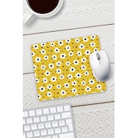 Sarı Renk Papatya Tasarım Baskılı Mouse Pad 23x19cm Fare Altlığı Kaydırmaz Taban Mousepad Sarı Renk Papatya Tasarım Baskılı Mouse Pad 23x19cm Fare Altlığı Kaydırmaz Taban Mousepad