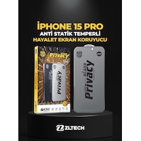 OG GLASS ESD Anti Statik Hayalet Apple Uyumlu iPhone 15 Pro Ekran Koruyucu
