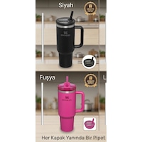 Stanley Quencher 40 Oz Uyumlu Sızdırmaz Yedek Kapak Flip Katlanabilir Pipetli Termos Kapağı - Siyah Stanley Quencher 40 Oz Uyumlu Sızdırmaz Yedek Kapak Flip Katlanabilir Pipetli Termos Kapağı - Siyah