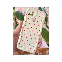 Fibaks Oppo A15/a15s Uyumlu Kılıf Kamera Korumalı Dalga Kenarlı Kırmızı Kalp Desenli Silikon Kapak Fibaks Oppo A15/a15s Uyumlu Kılıf Kamera Korumalı Dalga Kenarlı Kırmızı Kalp Desenli Silikon Kapak