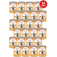 Ultravita Premium Yüksek Proteinli Gurme Biftek ve Tavuklu Yetişkin Kedi Maması 24 x 415 G Ultravita Premium Yüksek Proteinli Gurme Biftek ve Tavuklu Yetişkin Kedi Maması 24 x 415 G
