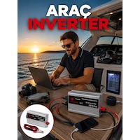 1500w Yüksek Güç Çıkışlı Araç Inverter 1500w Yüksek Güç Çıkışlı Araç Inverter