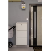 Ceha Kilitli 3'lü Metal Ayakkabılık - Krem K.AYK-3 /AB1013/KL Ceha Kilitli 3'lü Metal Ayakkabılık - Krem K.AYK-3 /AB1013/KL