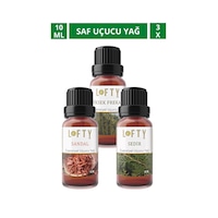 Lofty Sedir Sandal Frekans Uçucu Yağ Buhurdanlık Esansı Oda Kokusu 10 ML Lofty Sedir Sandal Frekans Uçucu Yağ Buhurdanlık Esansı Oda Kokusu 10 ML