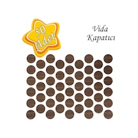 50 Adet Ceviz Vida Kapatıcı Ahşap Desenli Yapışkanlı Vida Tapası Tıpası Kapağı Vida Gizleyici 50 Adet Ceviz Vida Kapatıcı Ahşap Desenli Yapışkanlı Vida Tapası Tıpası Kapağı Vida Gizleyici