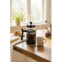 Any Morning Ff084 Kahve Ve Bitki Çayı İçin French Press 600 Ml Siyah Any Morning Ff084 Kahve Ve Bitki Çayı İçin French Press 600 Ml Siyah