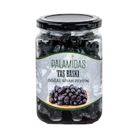 Taş Baskı Doğal Siyah Zeytin 400 Gr Cam Kavanoz