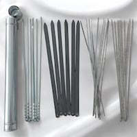 Mangal Seti 33 Parça -10 Ciğer Şişi,10 Kuşbaşı Şişi,6 Adana Kebap Şişi ,6 Patlıcan Şiş,şiş Kabı
