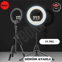 Megalux Ring Light Led Işık Halkası 21 Inç 54 Cm Profesyonel Influencer Işığı Döküm Ayaklı Megalux Ring Light Led Işık Halkası 21 Inç 54 Cm Profesyonel Influencer Işığı Döküm Ayaklı