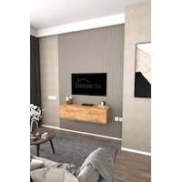 Df17101 Duvara Monte Tv Ünitesi Kapaklı Raflı Tv Sehpası Modern Duvar Raflı Tv Alt Ünitesi Atlantik Çam Çok Renkli Df17101 Duvara Monte Tv Ünitesi Kapaklı Raflı Tv Sehpası Modern Duvar Raflı Tv Alt Ünitesi Atlantik Çam Çok Renkli