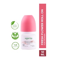 Agarta Fresh Flower Ter Kokusu Önleyici 24 Saat Etkili Beyazlatıcı Kadın Roll-On Deodorant 50 ML Agarta Fresh Flower Ter Kokusu Önleyici 24 Saat Etkili Beyazlatıcı Kadın Roll-On Deodorant 50 ML