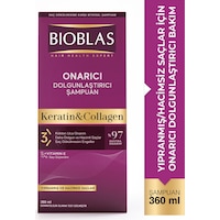 Bioblas Keratin & Kolajen Onarıcı Dolgunlaştırıcı Saç Bakım Şampuanı 360 Ml İnce ve Yıpranmış Saçlar Bioblas Keratin & Kolajen Onarıcı Dolgunlaştırıcı Saç Bakım Şampuanı 360 Ml İnce ve Yıpranmış Saçlar