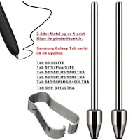 Samsung Galaxy Tabs10/s10 Fe/s10ultra/s10plus Yedek Kalem Ucu 2tane Titanyum S Pen Uyumlu Gri Samsung Galaxy Tabs10/s10 Fe/s10ultra/s10plus Yedek Kalem Ucu 2tane Titanyum S Pen Uyumlu Gri