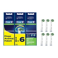 Oral-B Cross Action Diş Fırçası Yedek Başlığı 6'lı Oral-B Cross Action Diş Fırçası Yedek Başlığı 6'lı