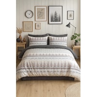 Mystory Home Lastikli Çarşaflı Çift Kişilik Nevresim Takımı Estilla Füme Turuncu Mystory Home Lastikli Çarşaflı Çift Kişilik Nevresim Takımı Estilla Füme Turuncu