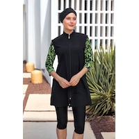 Adasea Uv Korumalı Spor Likra Truvakar Kol Yarı Kapalı Tesettür Mayo 1602 Siyah15 Siyah15 Adasea Uv Korumalı Spor Likra Truvakar Kol Yarı Kapalı Tesettür Mayo 1602 Siyah15 Siyah15