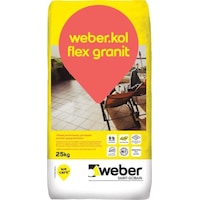 Weber Kol Flex Granit Yapıştırıcı Gri 25 KG C2 Te S1 Weber Kol Flex Granit Yapıştırıcı Gri 25 KG C2 Te S1