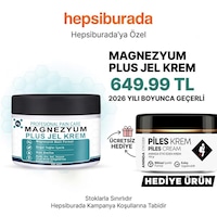 Magnezyum Plus Jel Krem 100 Ml + Piles Krem 100 Gr Hediyesiyle Magnezyum Plus Jel Krem 100 Ml + Piles Krem 100 Gr Hediyesiyle