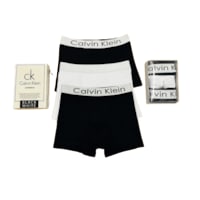 Calvin Klein 3" Lü Erkek Boxer Set Fit Kalıp Beyaz - Siyah - Gri Calvin Klein 3" Lü Erkek Boxer Set Fit Kalıp Beyaz - Siyah - Gri
