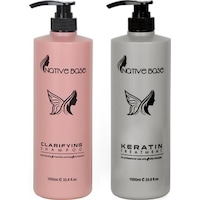 Native Base Keratin Bakım 1 L + Clarifying Şampuan 1 L Native Base Keratin Bakım 1 L + Clarifying Şampuan 1 L