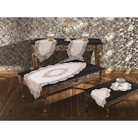 Elegance Salon Takımı 5 Parça Krem Elegance Salon Takımı 5 Parça Krem