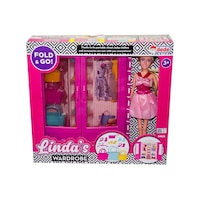 Dede Oyuncak Linda'nın Bebekli Gardırobu 03828 Dede Oyuncak Linda'nın Bebekli Gardırobu 03828