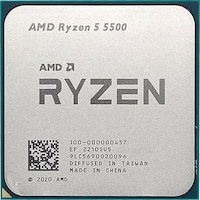 AMD Ryzen 5 5500 3.6 GHz AM4 16 MB Cache 65 W İşlemci Tray AMD Ryzen 5 5500 3.6 GHz AM4 16 MB Cache 65 W İşlemci Tray