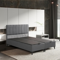 Luna Çift Kişilik Baza Başlık Set 2'li Set 150 x 200 CM Luna Çift Kişilik Baza Başlık Set 2'li Set 150 x 200 CM