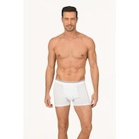 NBB Erkek Beyaz Penye Boxer NBB Erkek Beyaz Penye Boxer