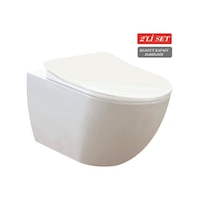 Creavit Free Rim-off Kanalsız Asma Klozet 1.kalite Fe322.02 + Duck Tp Yavaş Kapanan Kapak 2'li Set Beyaz Creavit Free Rim-off Kanalsız Asma Klozet 1.kalite Fe322.02 + Duck Tp Yavaş Kapanan Kapak 2'li Set Beyaz