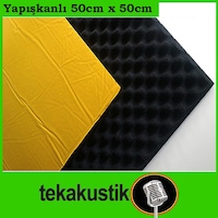 Yanmaz Yapışkanlı Yumurta Akustik Sünger 4Cm 60Dns 50Cmx50Cm Yanmaz Yapışkanlı Yumurta Akustik Sünger 4Cm 60Dns 50Cmx50Cm