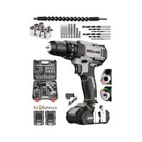 Pro Müller V-power 2400 Darbeli Xr Li-ion Çift Akülü Şarjlı Vidalama Matkap Pro Müller V-power 2400 Darbeli Xr Li-ion Çift Akülü Şarjlı Vidalama Matkap