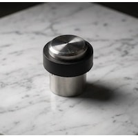 Mat Inox Paslanmaz Çelik Kapı Stoperi Lüks Zemin Tipi Kauçuk Tamponlu Kapı Stopu Mat Inox Paslanmaz Çelik Kapı Stoperi Lüks Zemin Tipi Kauçuk Tamponlu Kapı Stopu